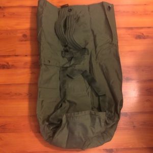 Military issued nylon duffel bag